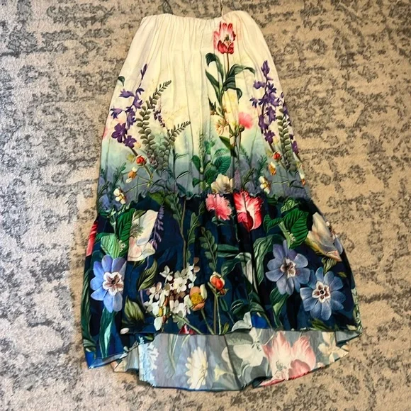 Anthropologie floral hi-low maxi Size M - Picture 2 of 7